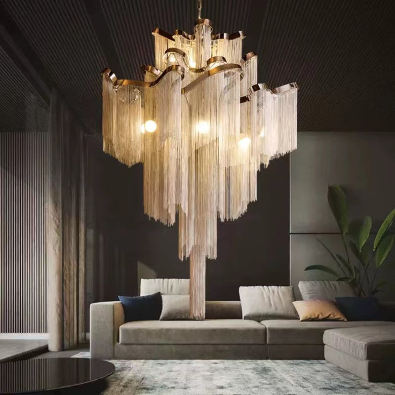 Luxury Long Tassel Chandelier