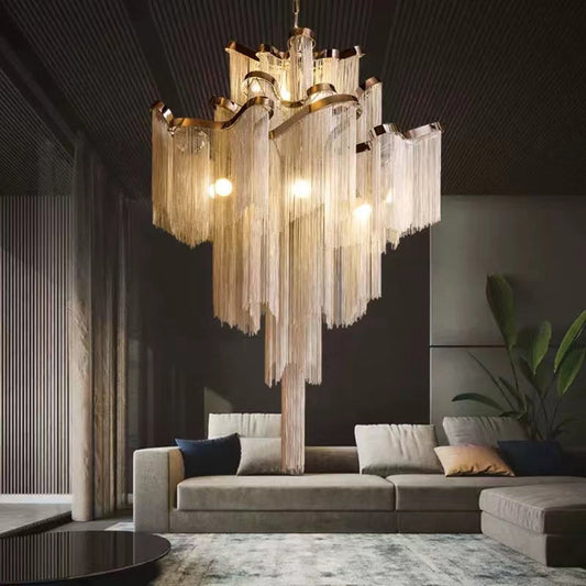Luxury Long Tassel Chandelier