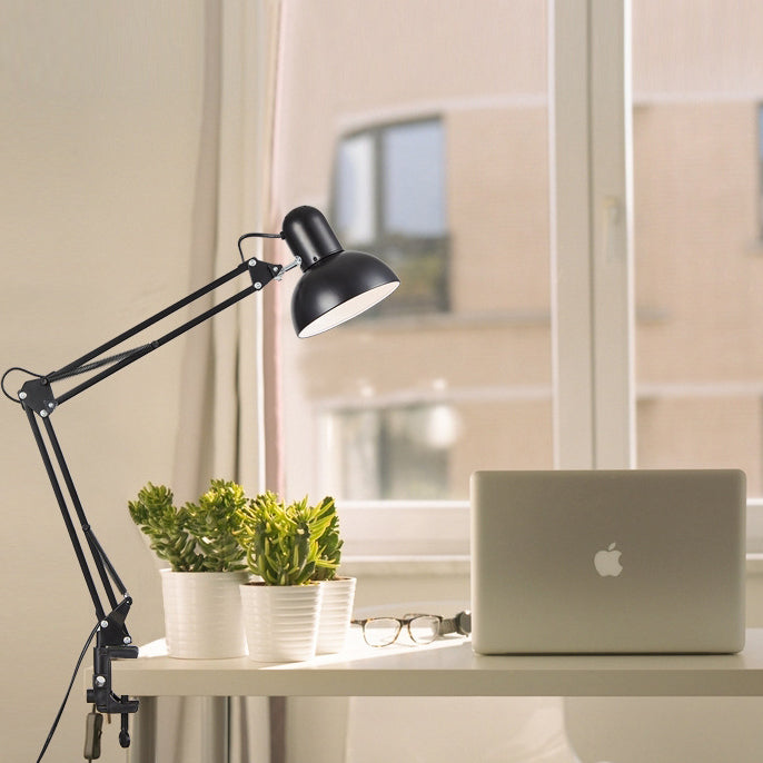 Modern Adjustable Arm Clip Desk Lamp