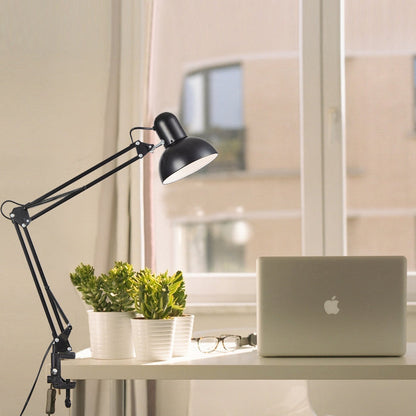 Modern Adjustable Arm Clip Desk Lamp