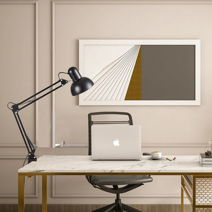 Modern Adjustable Arm Clip Desk Lamp