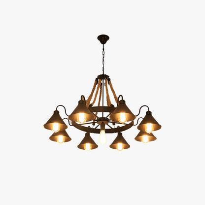 Industrial Metal Chandelier