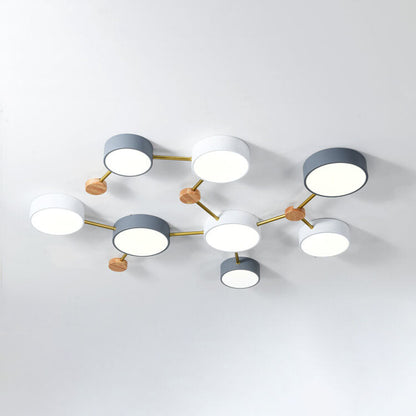 Modern Nordic Multi-Head LED Ceiling Light