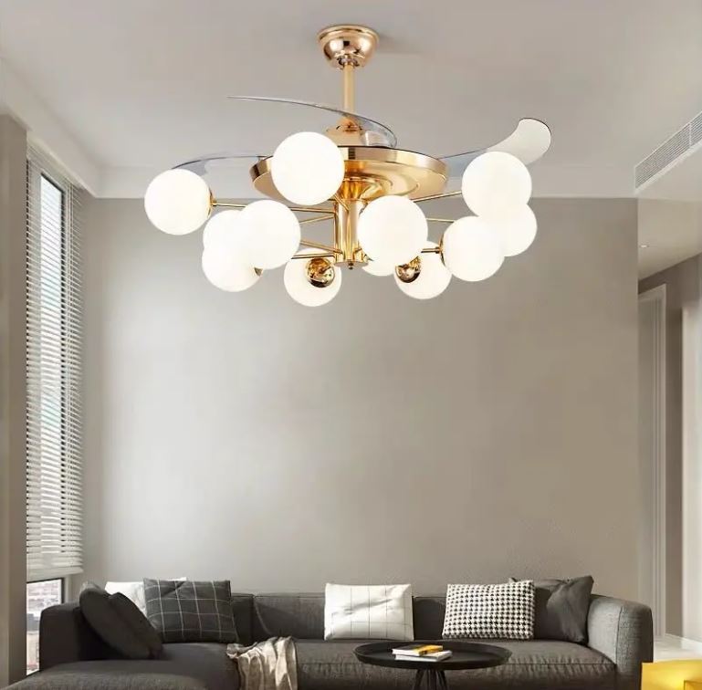 LED Chandelier Ceiling Fan