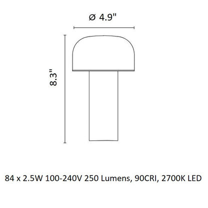 Domo Rechargeable Table Lamp