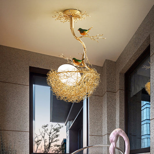 Bird Nest Decorative Chandelier