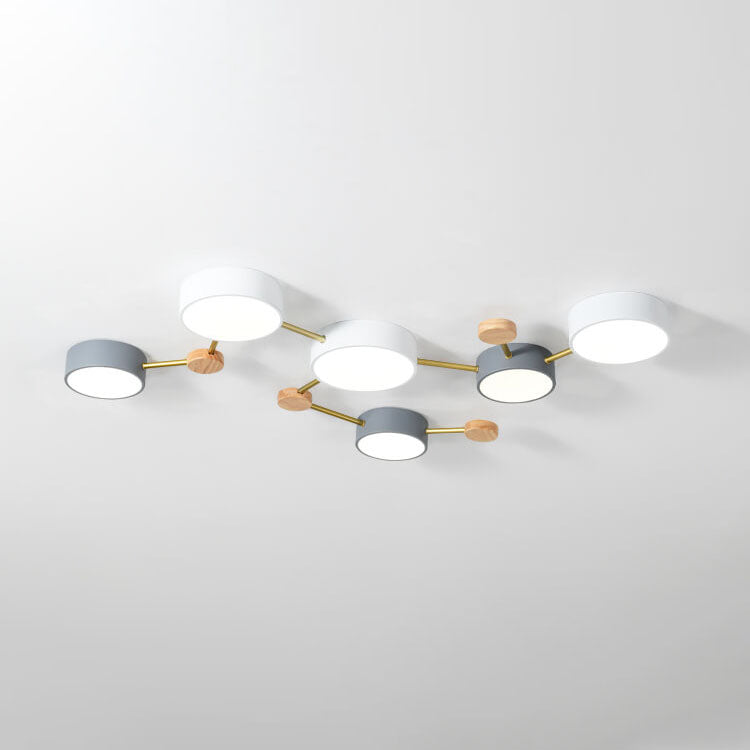Modern Nordic Multi-Head LED Ceiling Light