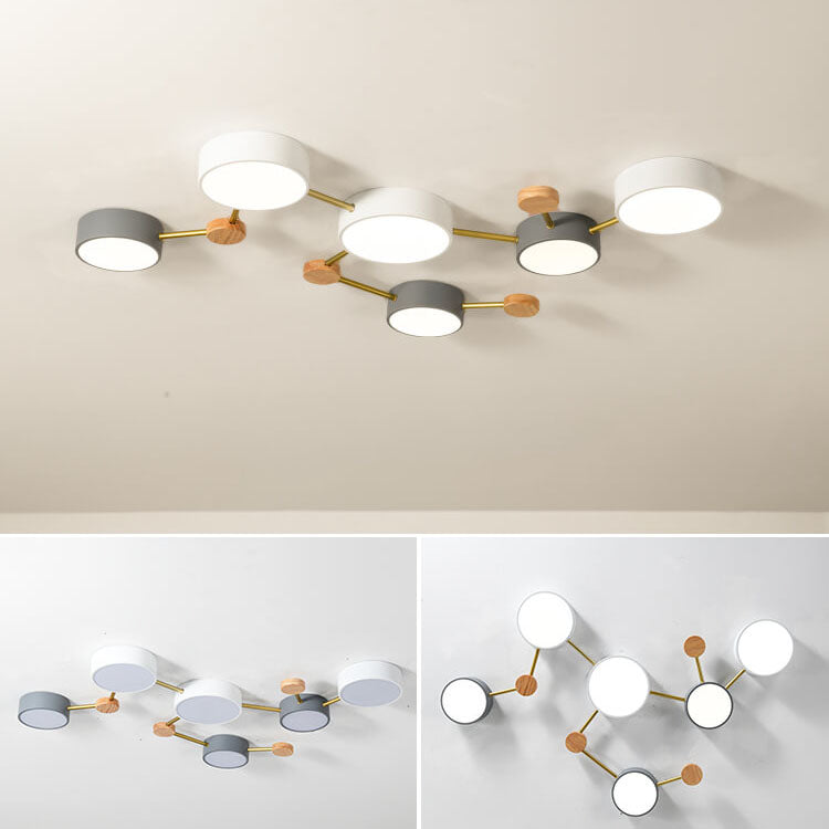 Modern Nordic Multi-Head LED Ceiling Light