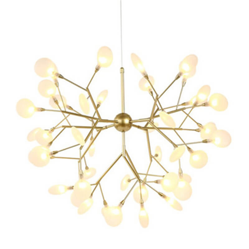 Modern Gold Branch LED Chandelier Light