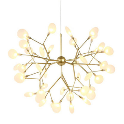Modern Gold Branch LED Chandelier Light