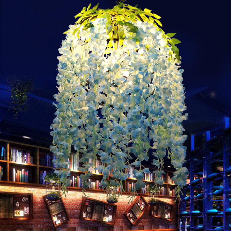 Floral Hanging Vine Chandelier Pendant Light