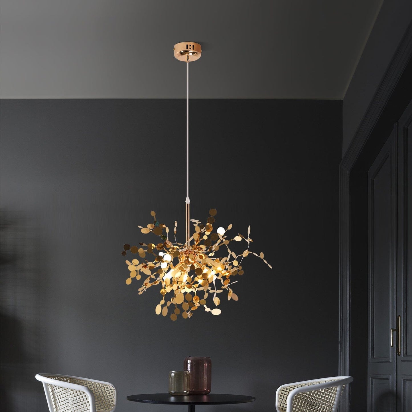 Flora Metallic Chandelier