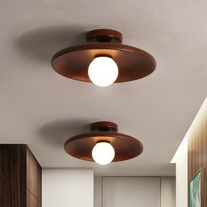 Minimalist Wooden Ceiling Light