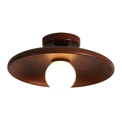 Minimalist Wooden Ceiling Light