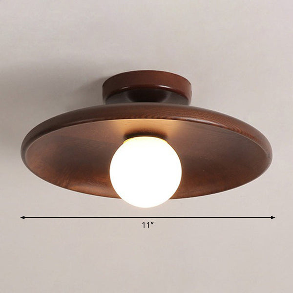 Minimalist Wooden Ceiling Light