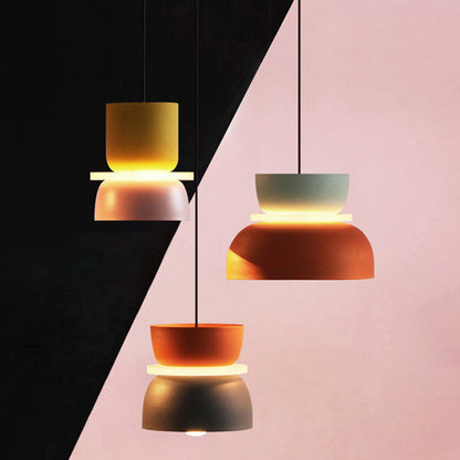 Layered Metal Pendant Light