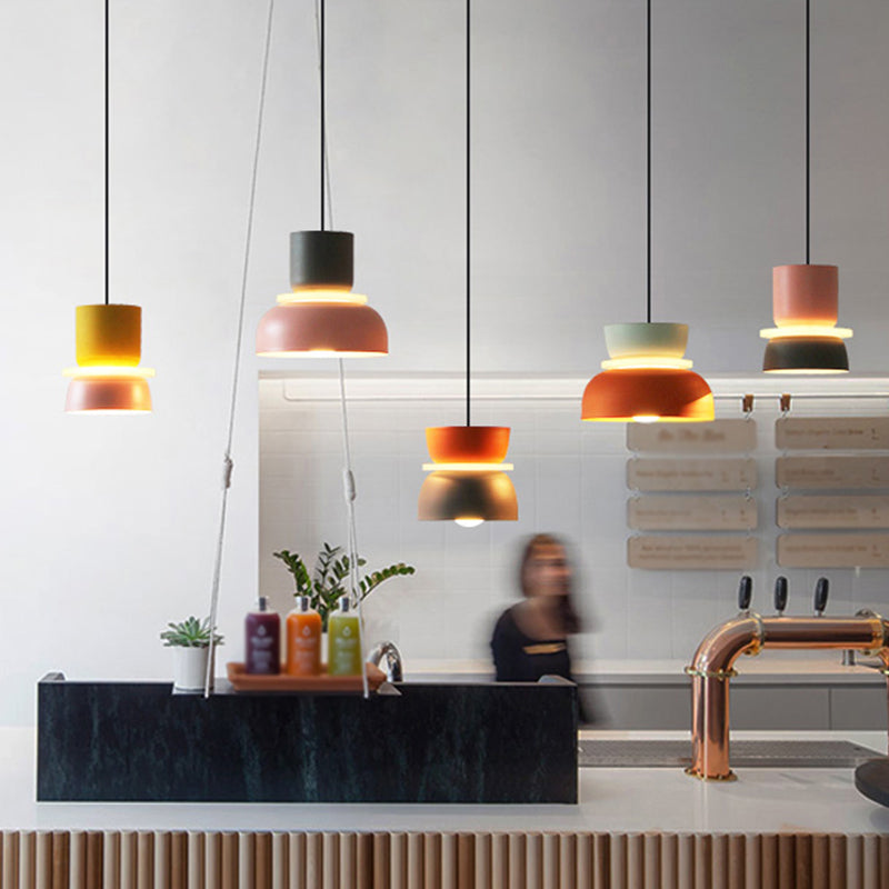 Layered Metal Pendant Light