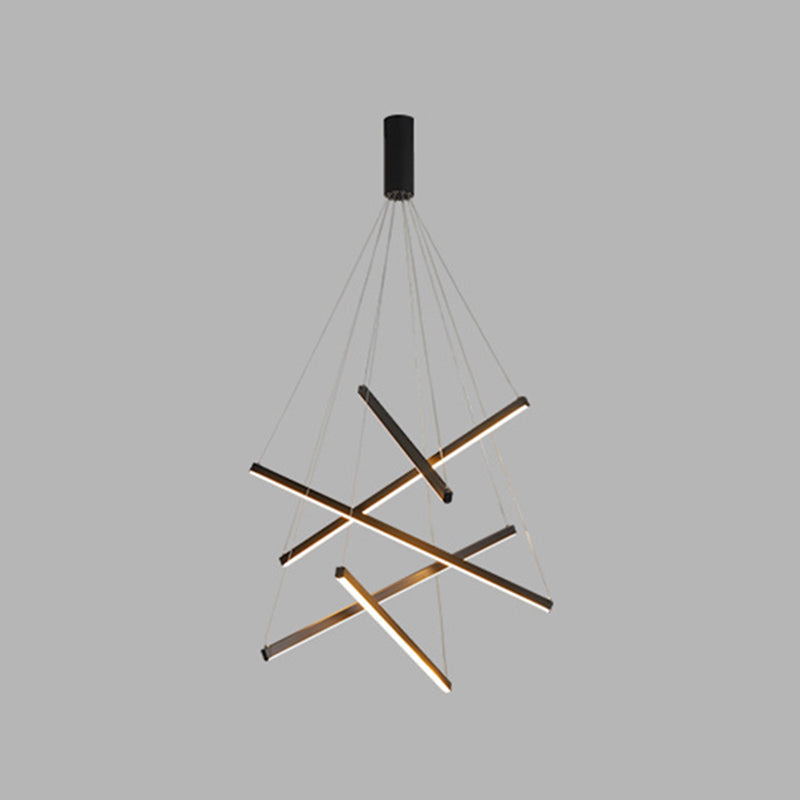 Linear Sticks LED Chandelier