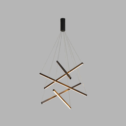 Linear Sticks LED Chandelier