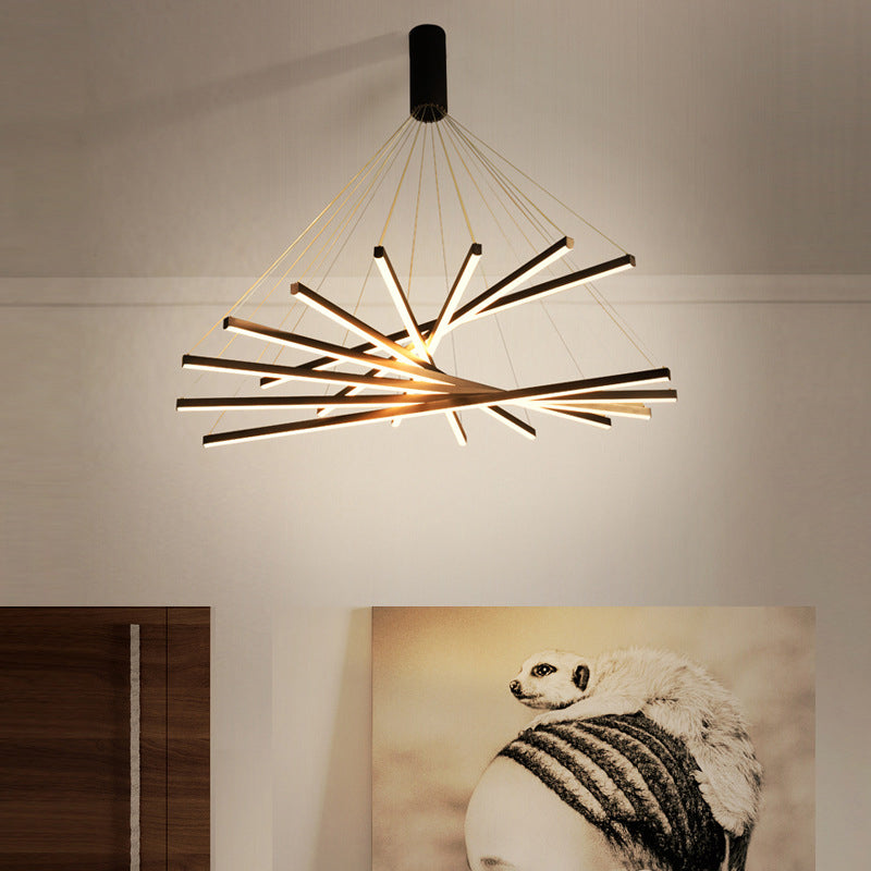 Linear Sticks LED Chandelier