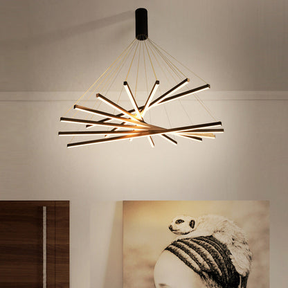 Linear Sticks LED Chandelier