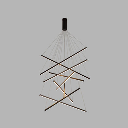 Linear Sticks LED Chandelier