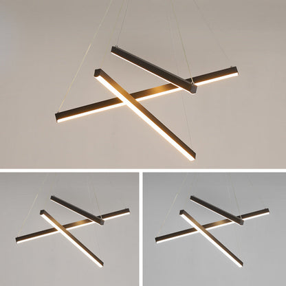 Linear Sticks LED Chandelier