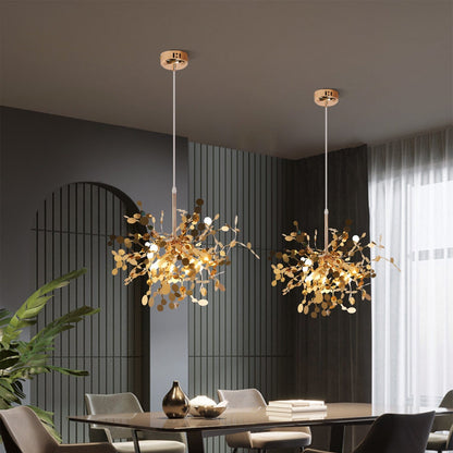 Flora Metallic Chandelier