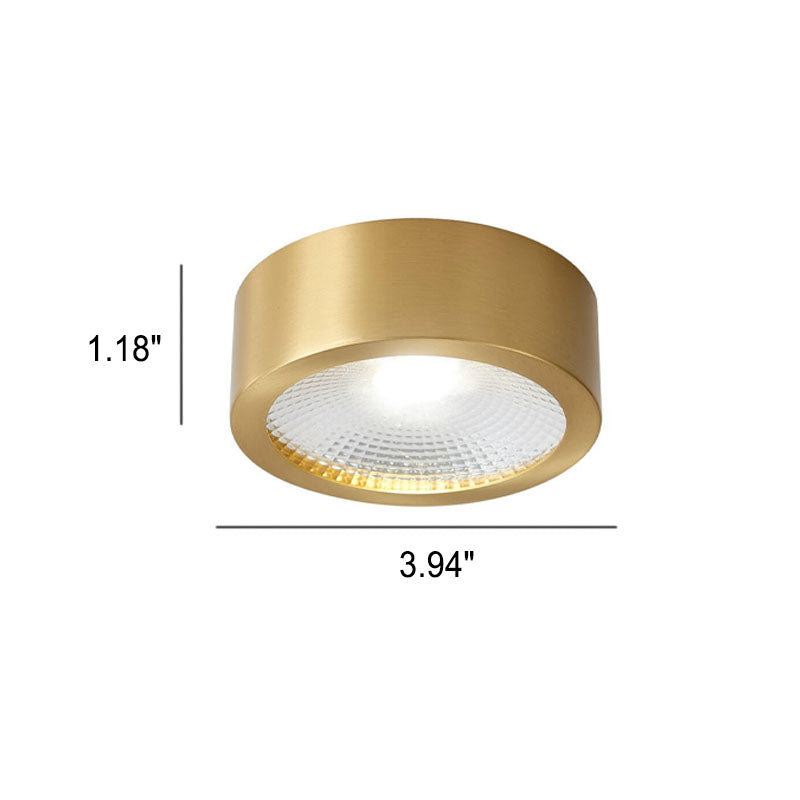 Modern Gold Round LED Ceiling Light