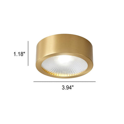 Modern Gold Round LED Ceiling Light