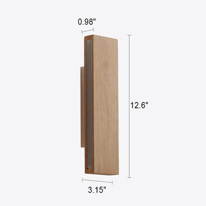 Rotatable Wooden LED Wall Light