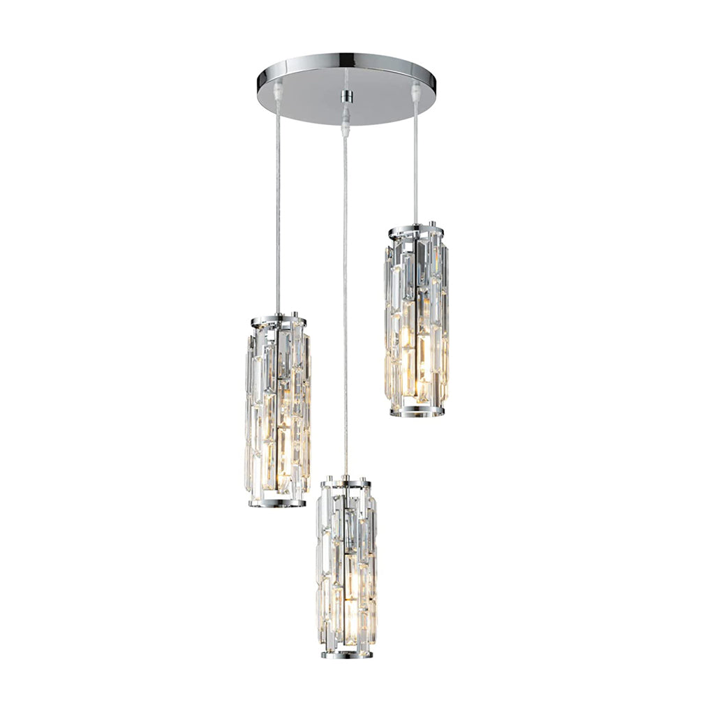 Crystal Tube Pendant Light