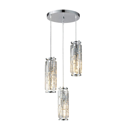 Crystal Tube Pendant Light