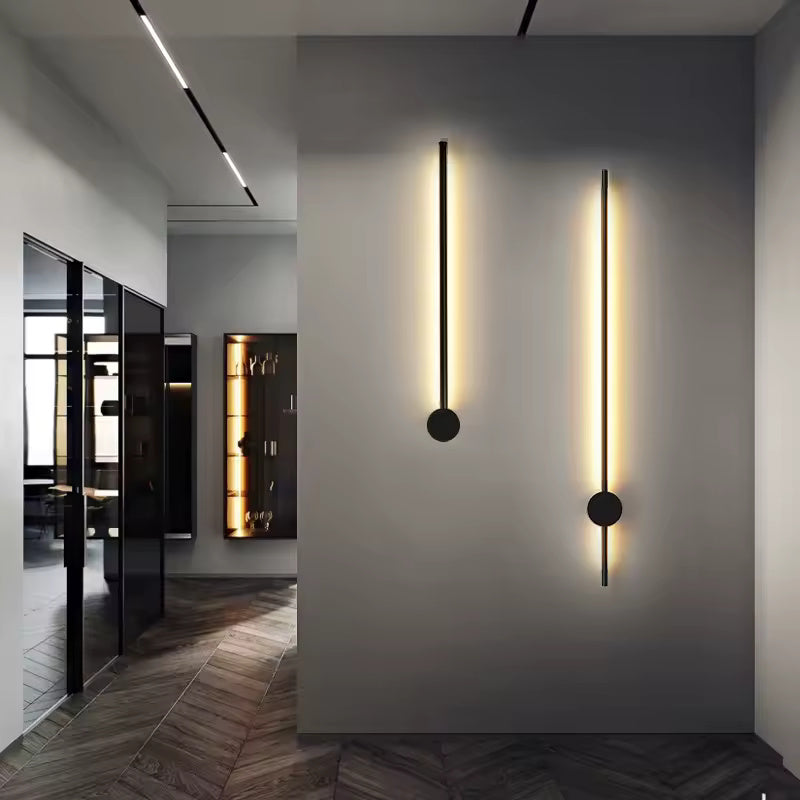 Rotating LED Line Wall Lamp