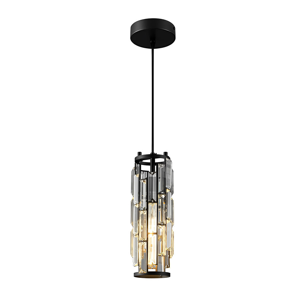 Crystal Tube Pendant Light