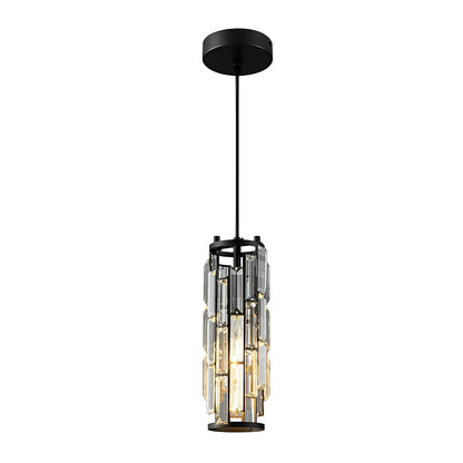 Crystal Tube Pendant Light