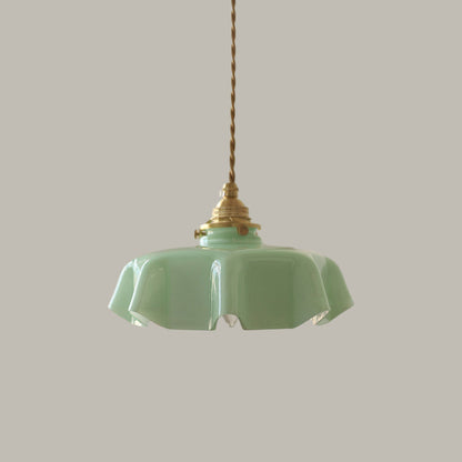 Florale Retro Glass Flower Pendant Light