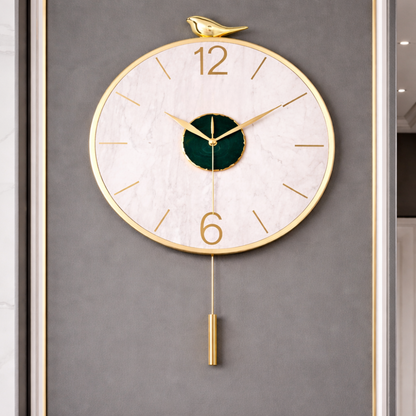 Wall Clock with Pendulum
