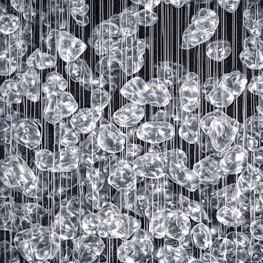 Crystal Stone LED Chandelier