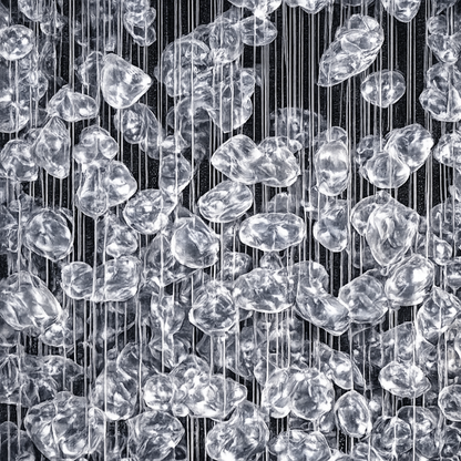 Crystal Stone LED Chandelier