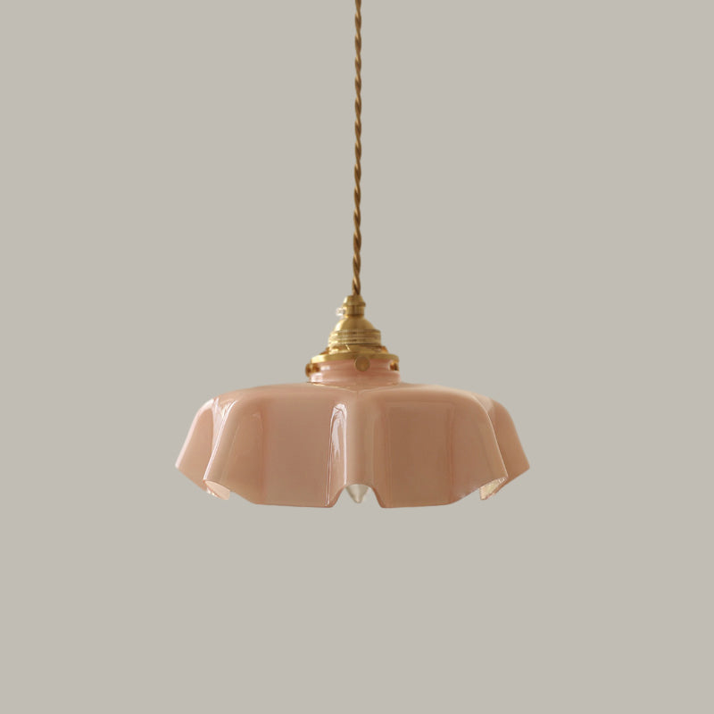 Florale Retro Glass Flower Pendant Light