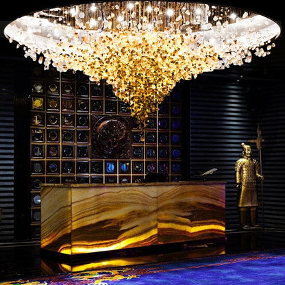 Crystal Stone LED Chandelier