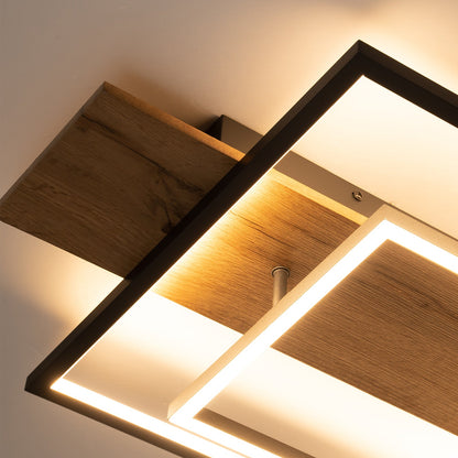 NordicFrame 2-Tier LED Flush Mount Ceiling Light