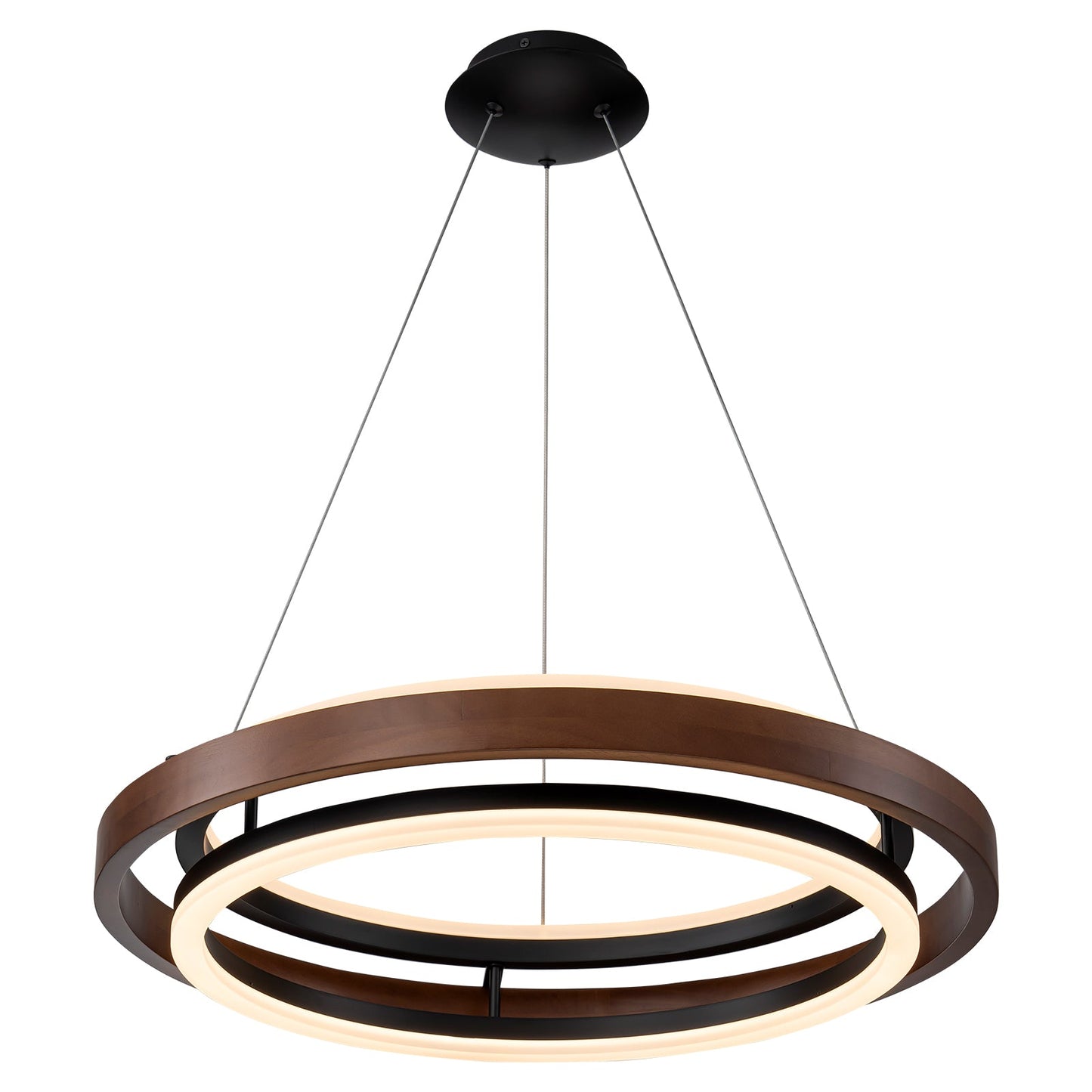Walden Halo 3-Tier LED Ring Pendant Light