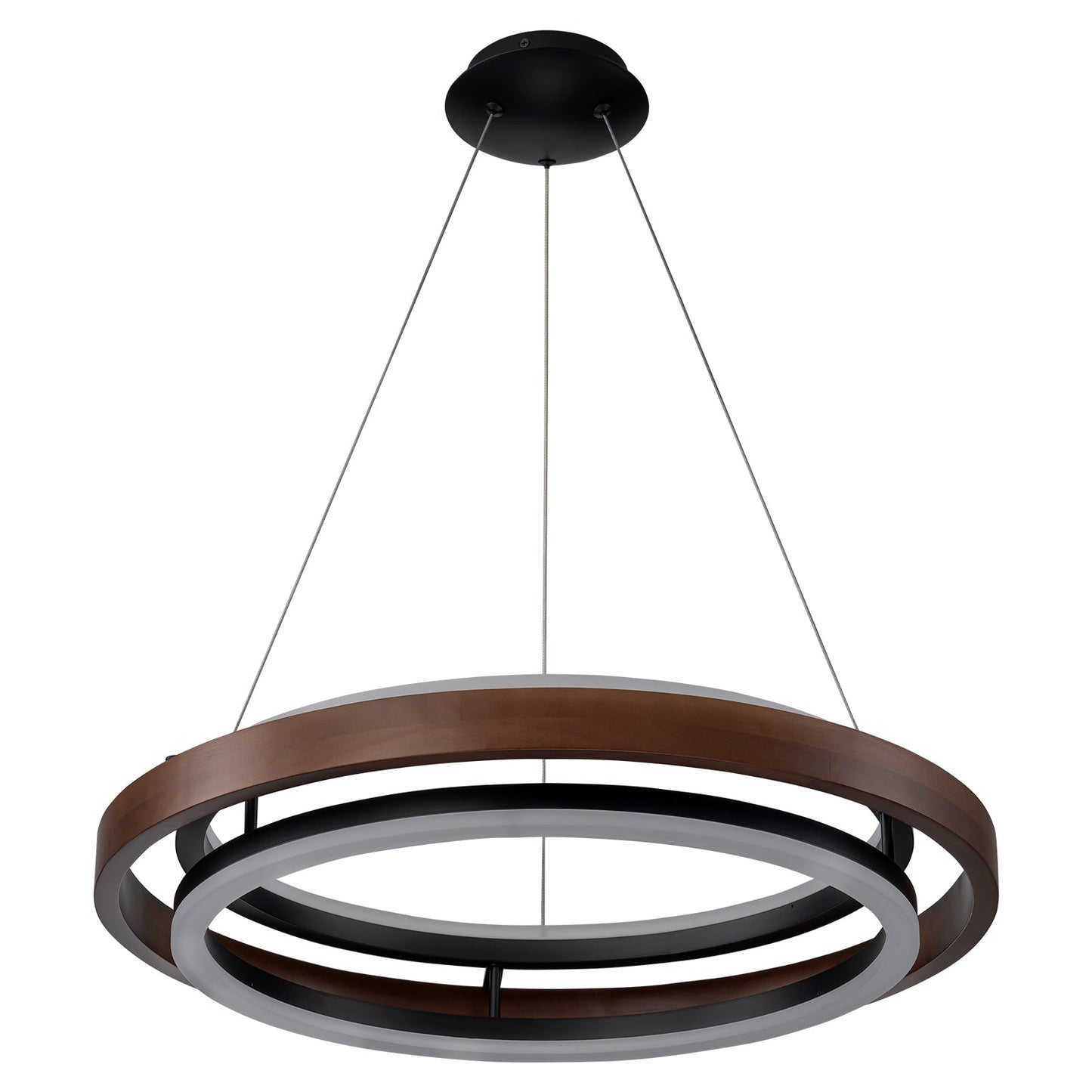 Walden Halo 3-Tier LED Ring Pendant Light