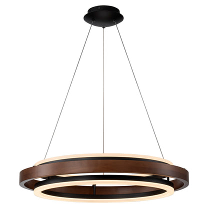 Walden Halo 3-Tier LED Ring Pendant Light