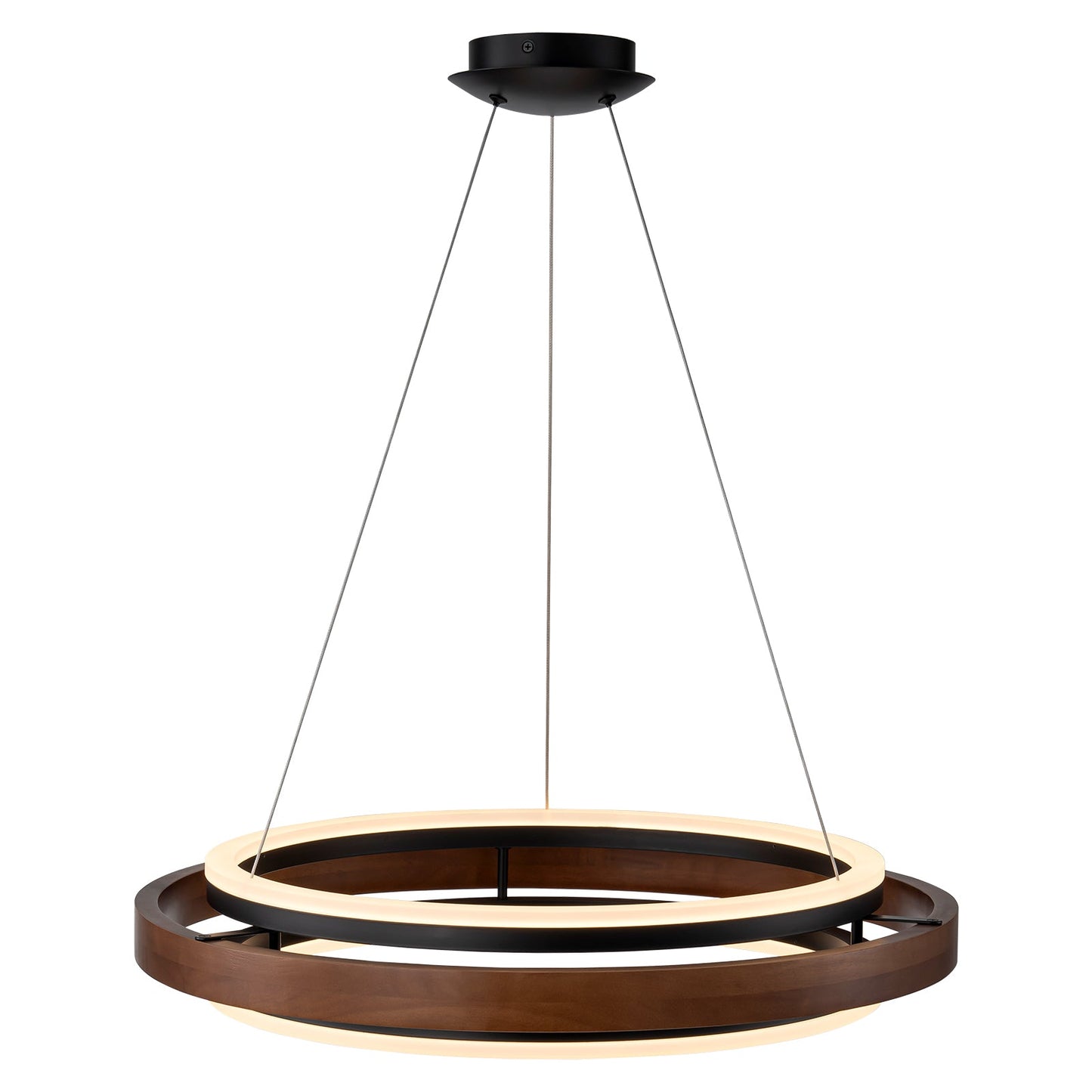 Walden Halo 3-Tier LED Ring Pendant Light
