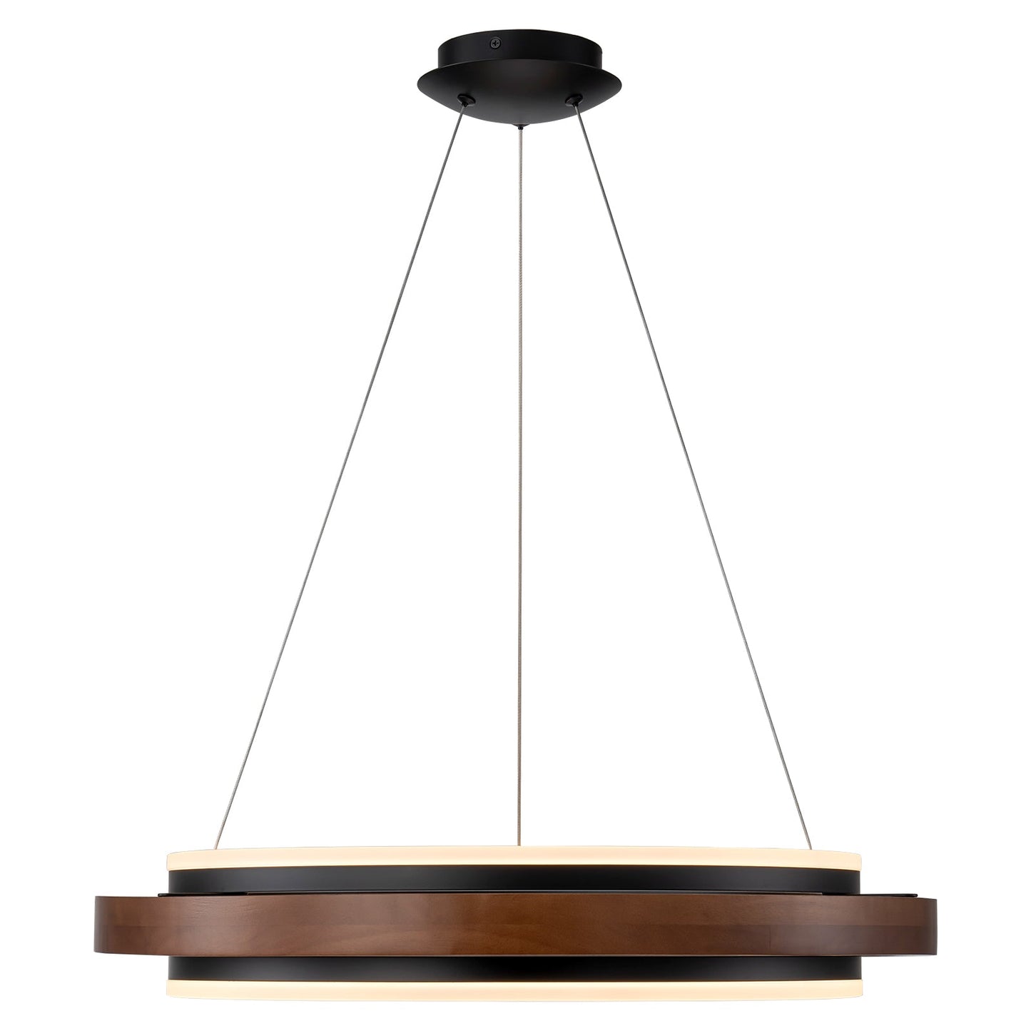 Walden Halo 3-Tier LED Ring Pendant Light