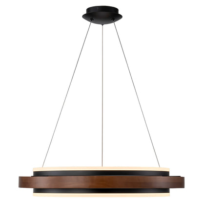 Walden Halo 3-Tier LED Ring Pendant Light