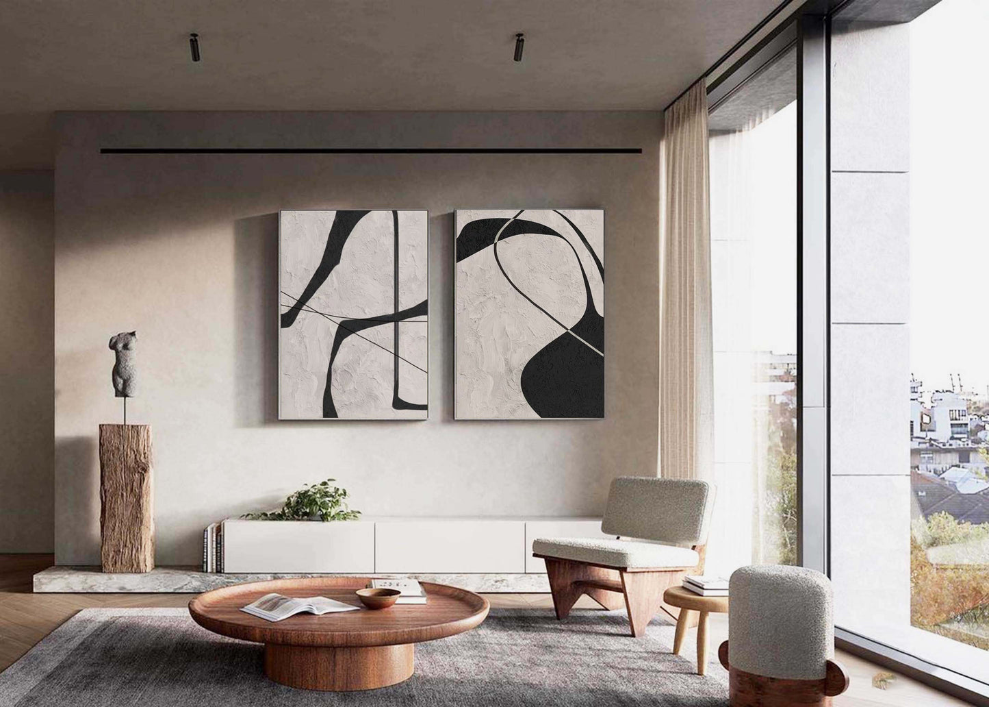 Textured Canvas Painting Set